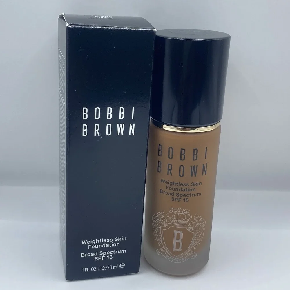 Bobbi Brown Weightless Skin Foundation SPF15 N-090 Neutral Walnut 30ml Full Size